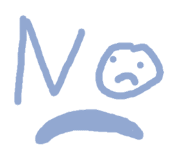 Serenity blue man sticker #13907937