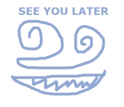 Serenity blue man sticker #13907941