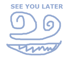 Serenity blue man sticker #13907941