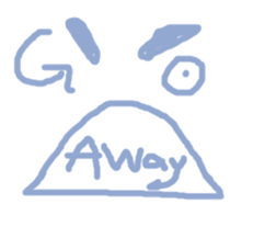 Serenity blue man sticker #13907955