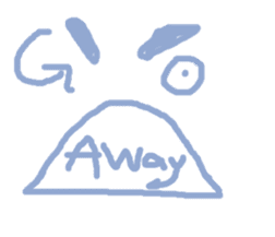 Serenity blue man sticker #13907955