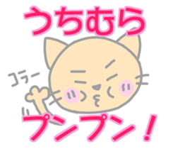 Uchimura Cat Sticker sticker #13908719