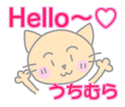 Uchimura Cat Sticker sticker #13908748