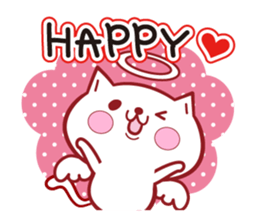 "Attracting" a positive angel sticker #13909531