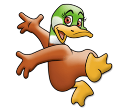 Ducky Girl & Pony Dad newer sticker #13909927