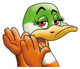 Ducky Girl & Pony Dad newer sticker #13909928