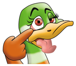 Ducky Girl & Pony Dad newer sticker #13909932