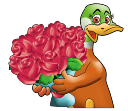 Ducky Girl & Pony Dad newer sticker #13909934