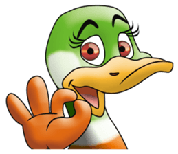 Ducky Girl & Pony Dad newer sticker #13909937