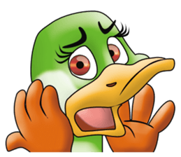 Ducky Girl & Pony Dad newer sticker #13909939