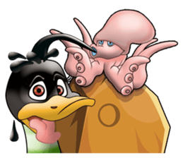 Ducky Girl & Pony Dad newer sticker #13909941