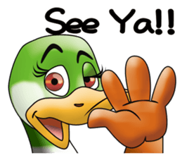 Ducky Girl & Pony Dad newer sticker #13909945