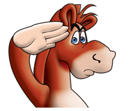 Ducky Girl & Pony Dad newer sticker #13909952