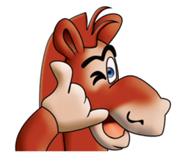 Ducky Girl & Pony Dad newer sticker #13909953