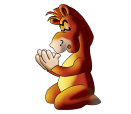 Ducky Girl & Pony Dad newer sticker #13909957