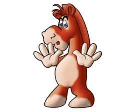 Ducky Girl & Pony Dad newer sticker #13909959