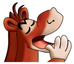 Ducky Girl & Pony Dad newer sticker #13909964