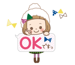 Winter of the girl sticker #13910008