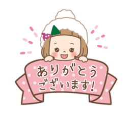 Winter of the girl sticker #13910015