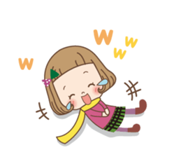 Winter of the girl sticker #13910016