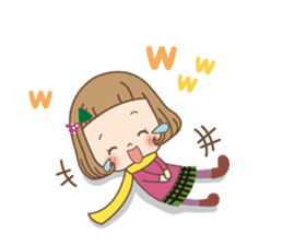 Winter of the girl sticker #13910016