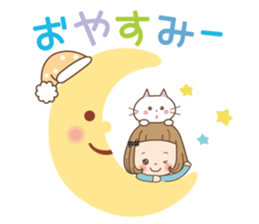 Winter of the girl sticker #13910020