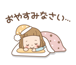 Winter of the girl sticker #13910021