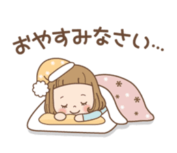 Winter of the girl sticker #13910021
