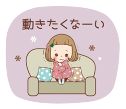 Winter of the girl sticker #13910023