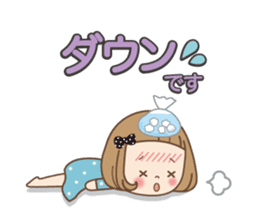 Winter of the girl sticker #13910024