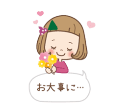 Winter of the girl sticker #13910025