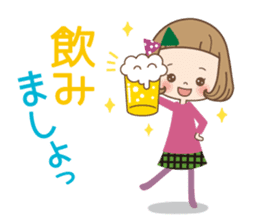 Winter of the girl sticker #13910031