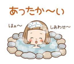 Winter of the girl sticker #13910043
