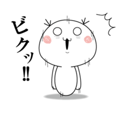 white & round guy sticker #13910380