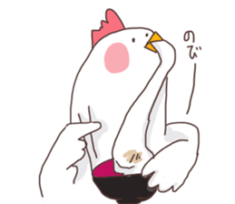 Birds and New Year sticker #13910495