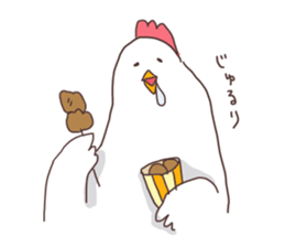 Birds and New Year sticker #13910507