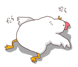 Birds and New Year sticker #13910509