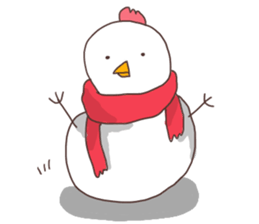 Birds and New Year sticker #13910514