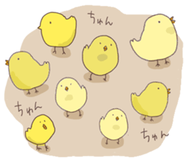 Birds and New Year sticker #13910517