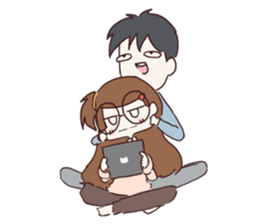 This is my boyfriend & girlfriend sticker #13910606