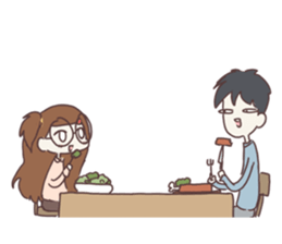 This is my boyfriend & girlfriend sticker #13910607