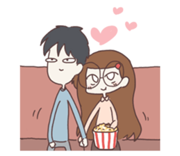 This is my boyfriend & girlfriend sticker #13910608