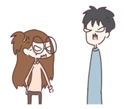 This is my boyfriend & girlfriend sticker #13910609