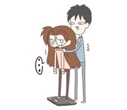 This is my boyfriend & girlfriend sticker #13910611