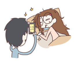 This is my boyfriend & girlfriend sticker #13910614