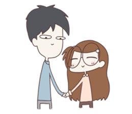 This is my boyfriend & girlfriend sticker #13910615