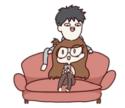 This is my boyfriend & girlfriend sticker #13910617