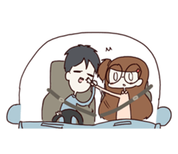 This is my boyfriend & girlfriend sticker #13910618