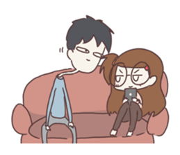 This is my boyfriend & girlfriend sticker #13910621