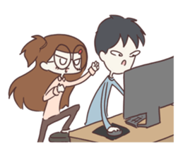 This is my boyfriend & girlfriend sticker #13910622